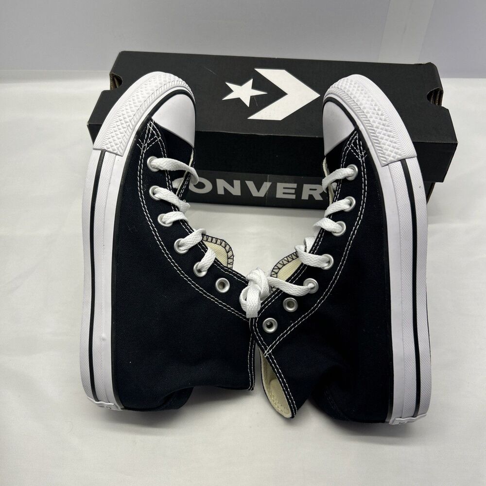 Converse High Tops Chuck Taylor Black/White Men/Boys Size 4.5 Women 6.5 NEW - Picture 5 of 9